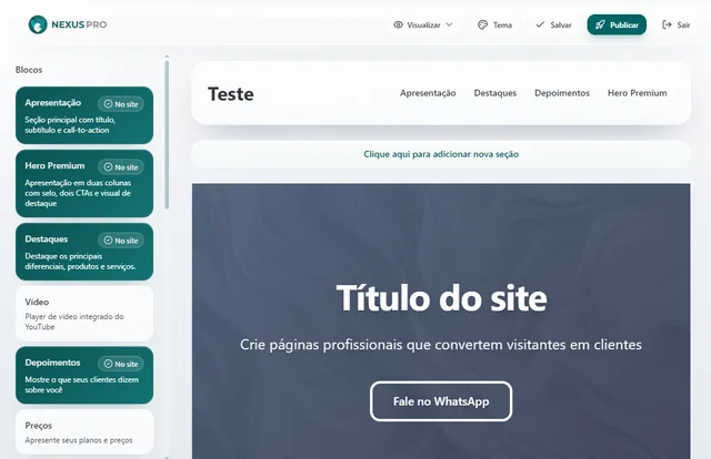 Wireflow de processo de matrícula em plataforma EAD